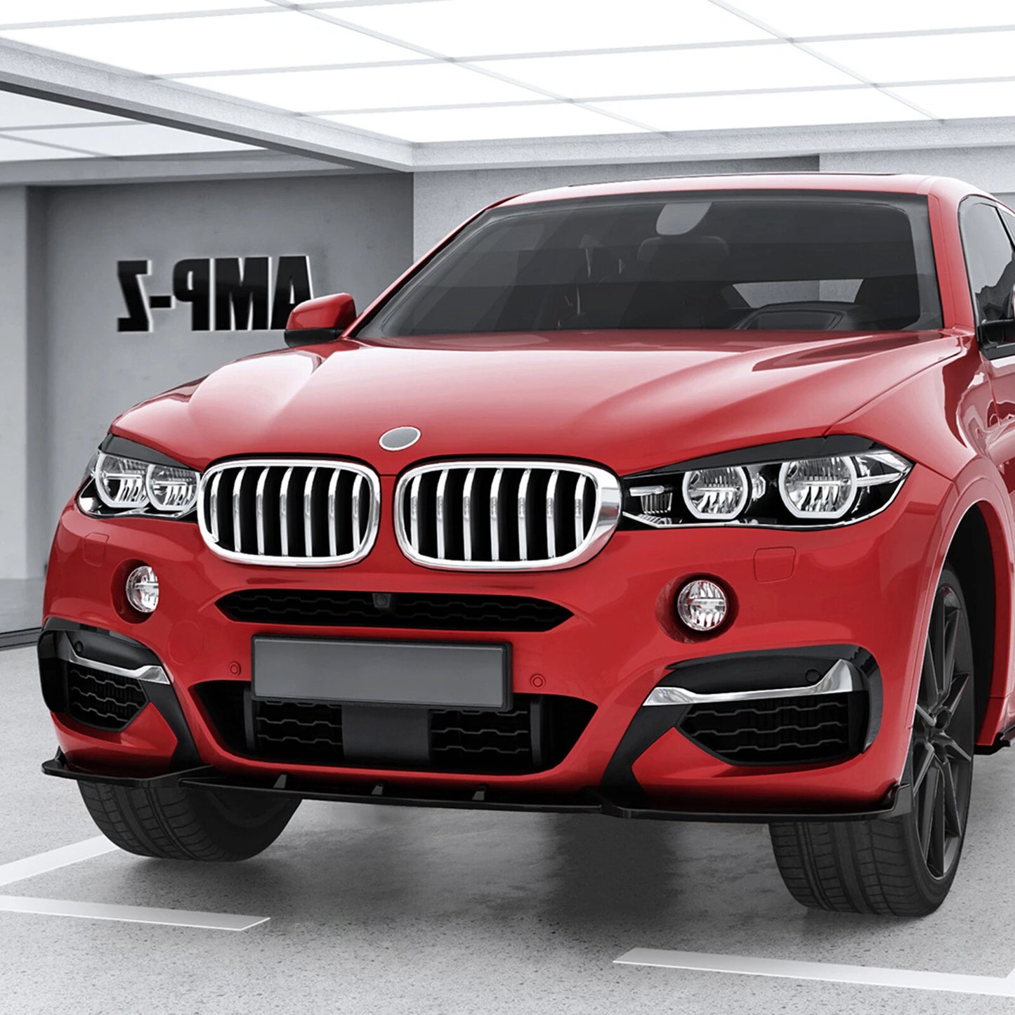 Bumper Spoiler Lip Splitter for BMW X6 F16 (2015-2019)