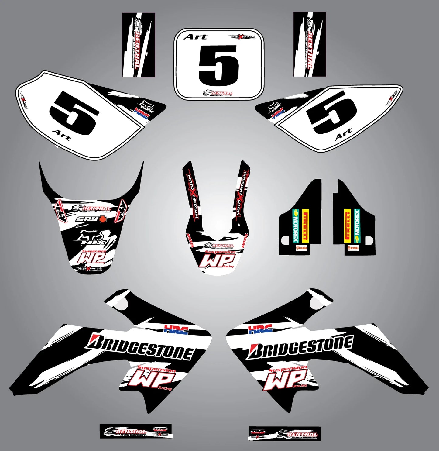Custom Graphic Kit for Honda CRF 50 (2004-2015)