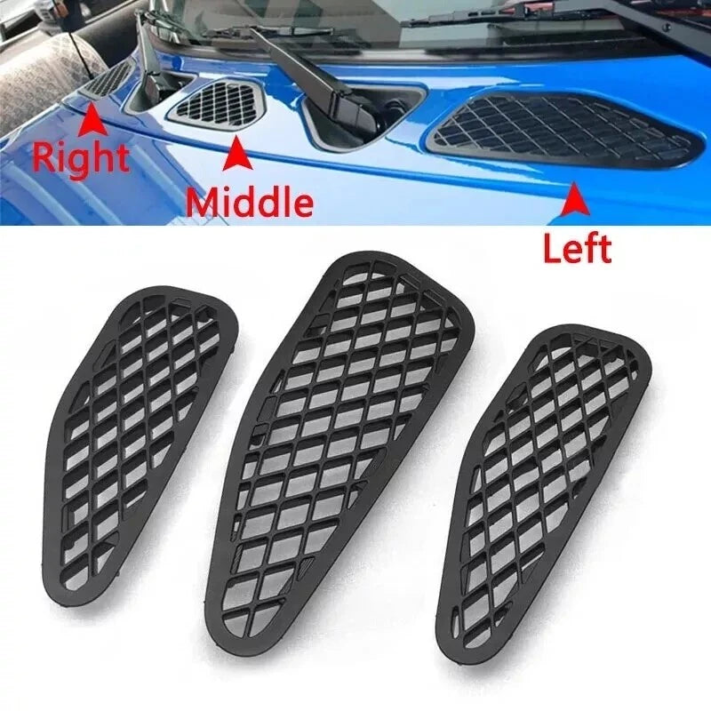 Air Cowl Grille Flow Heater Duct Hole Cover for Toyota FJ Cruiser (2007–2021)