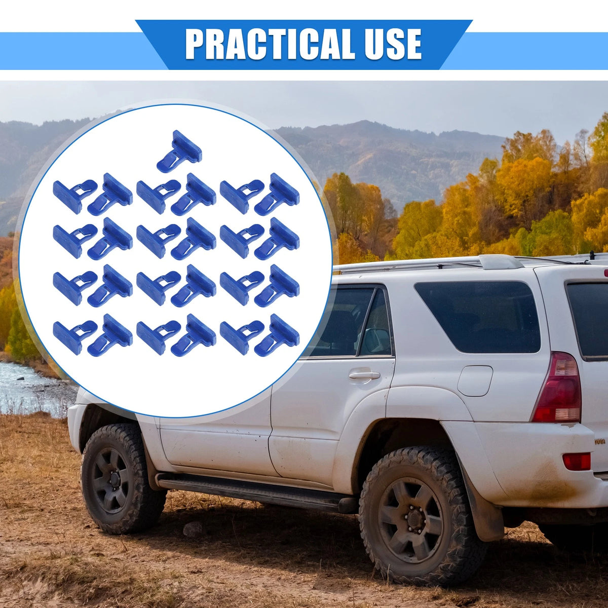 25 Pcs Fender Flare Bumper Clips for Toyota Avalon (2013-2021)