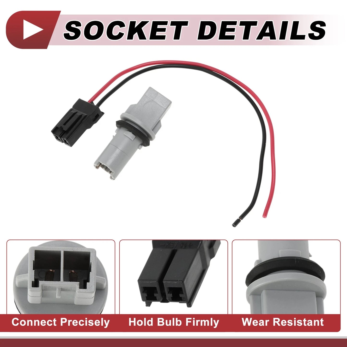 Parking Light Socket Wiring Set for Nissan Versa Note (2014-2019)