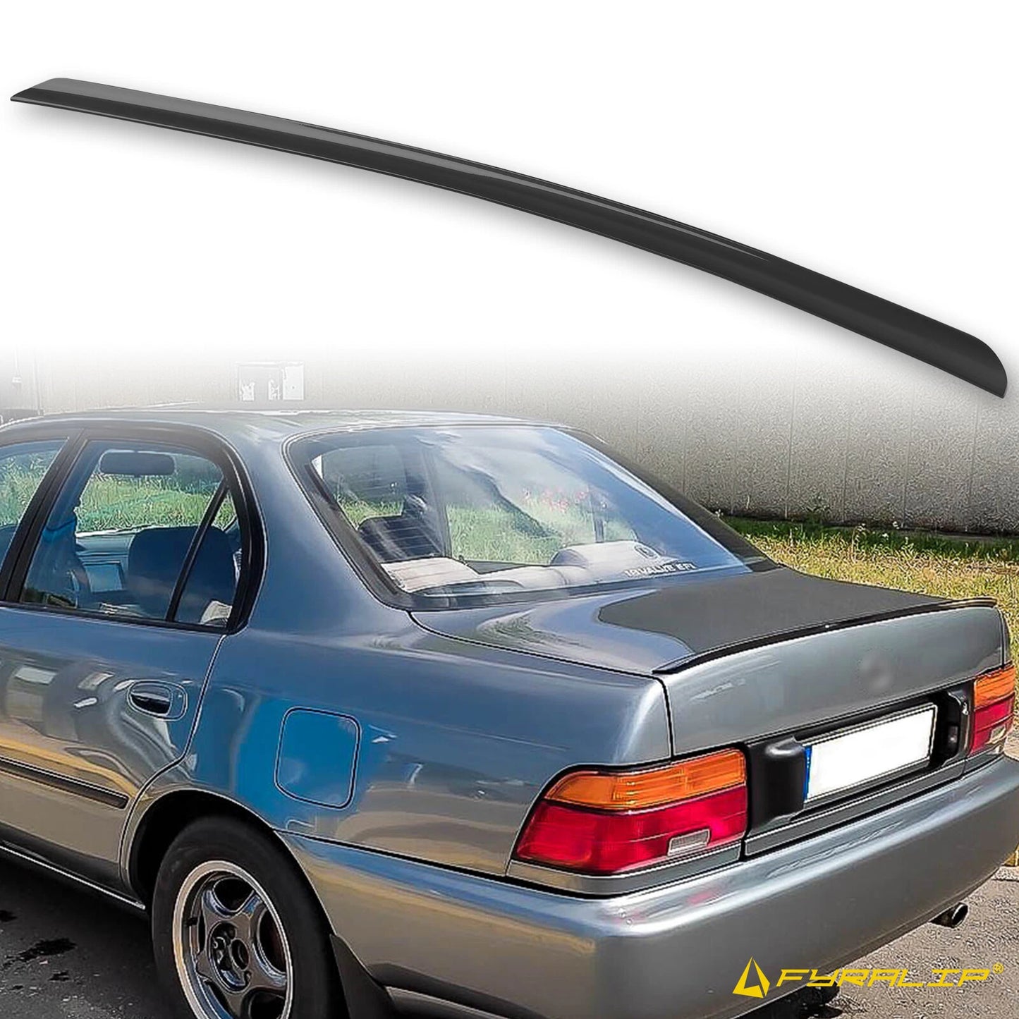 205 Black Boot Lip Spoiler for Toyota Corolla E100 (1992-1997)