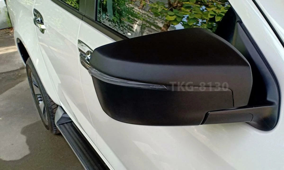 2 x Black Side Mirror Covers for Isuzu D-Max (2020)