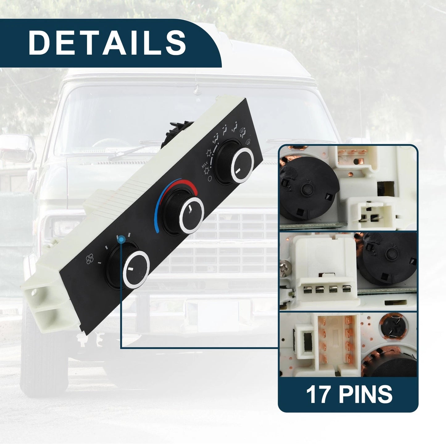 A/C Heater Climate Control Switch Replacement for Chevrolet Astro