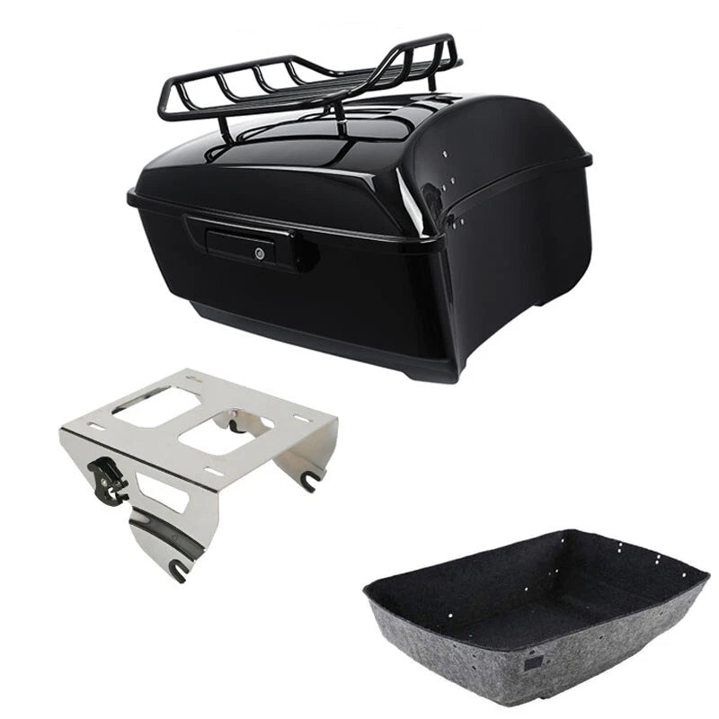 King Trunk Luggage Solo Mount Rack for Harley Touring Road Glide (2014 - 2025)