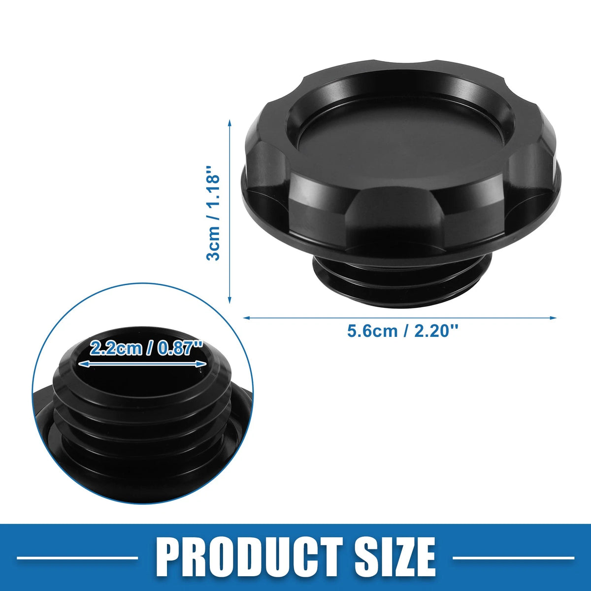 Oil Filler Cap for Acura Integra GS LS Black