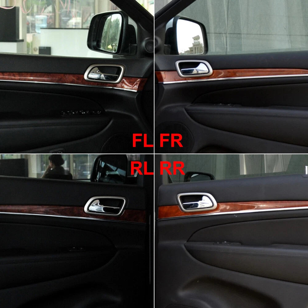Interior Door Handle Bowl Panel Cover Trim for Jeep Grand Cherokee 2011-2020