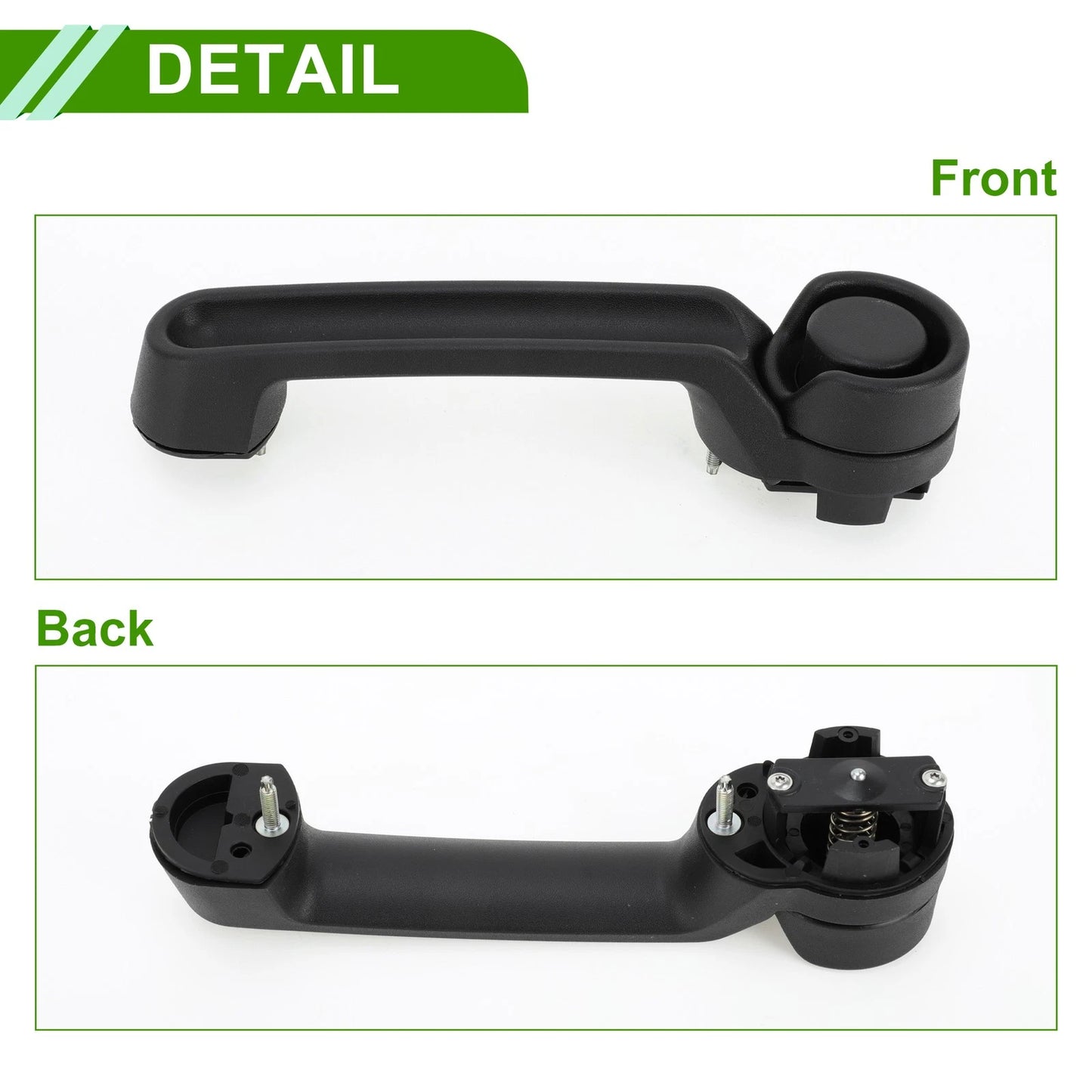 Tailgate Handle Replacement for Jeep Wrangler 2007-2017 Black