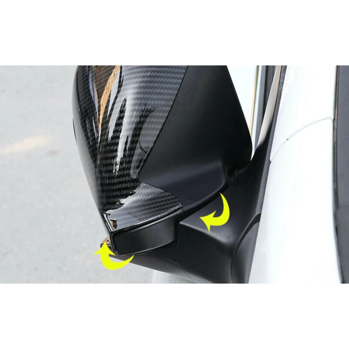 2 x Exterior Mirror Cover Caps for Honda CR-V 2012-2020