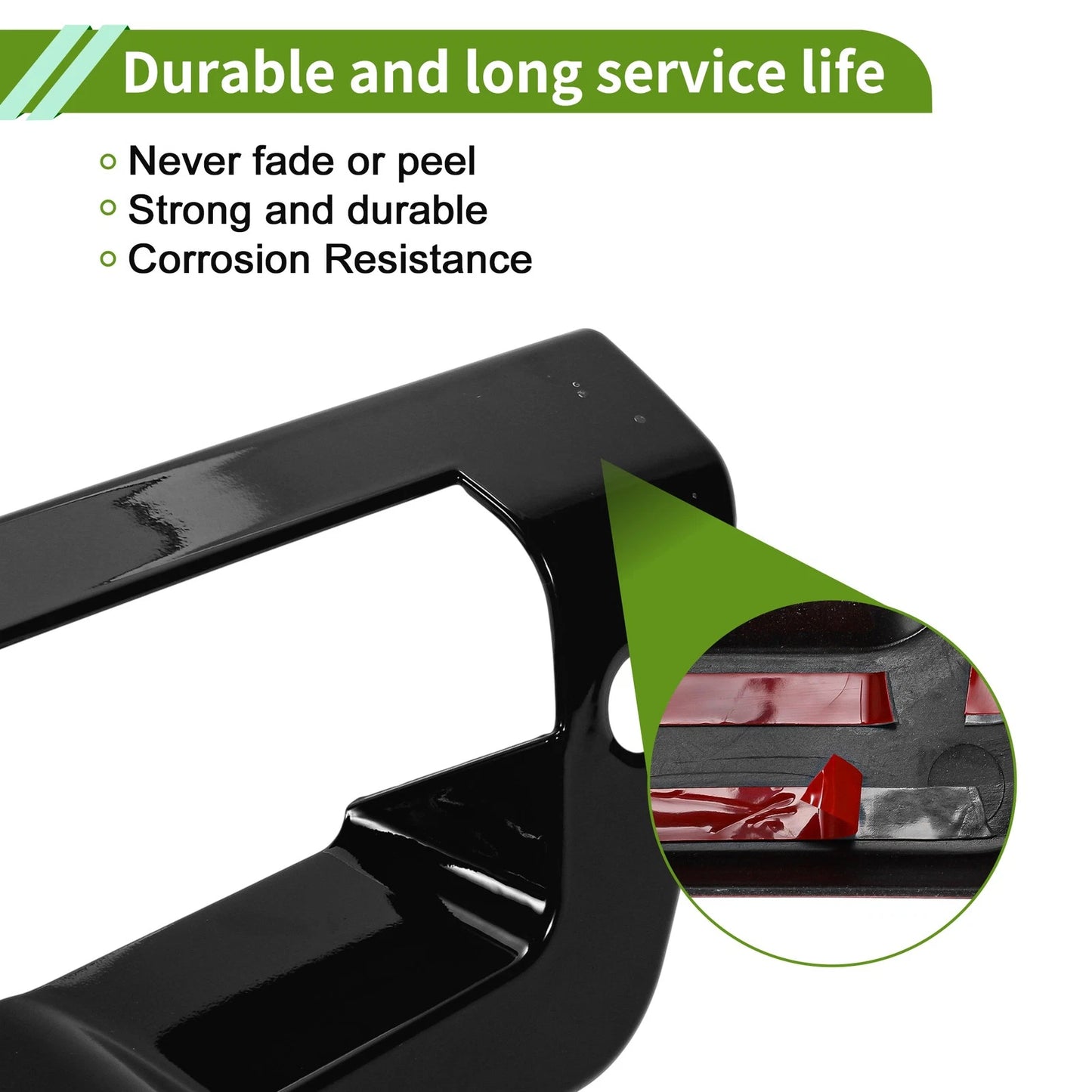 Gloss Black Exterior Trim Tailgate for Ford F150 (2015-2020)