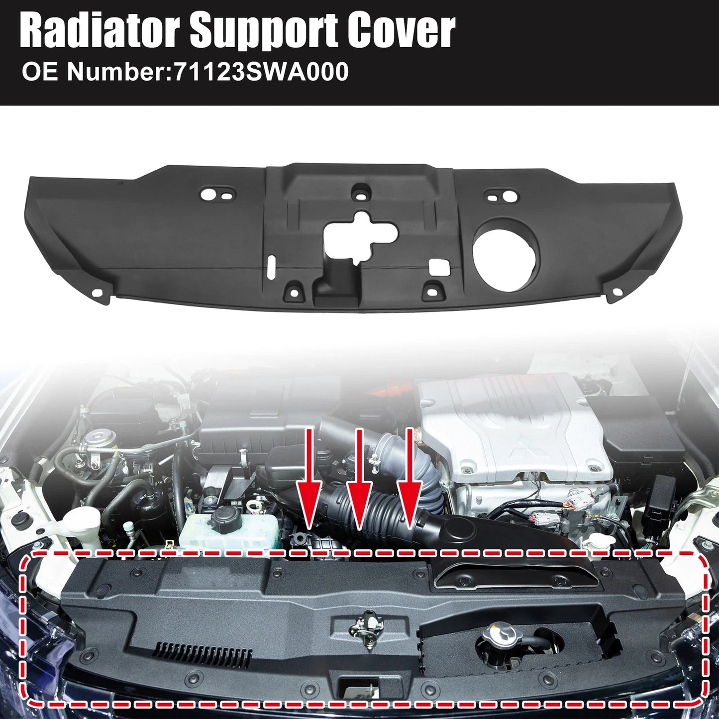 Radiator Support Cover for Honda CR-V EX (2007-2009)