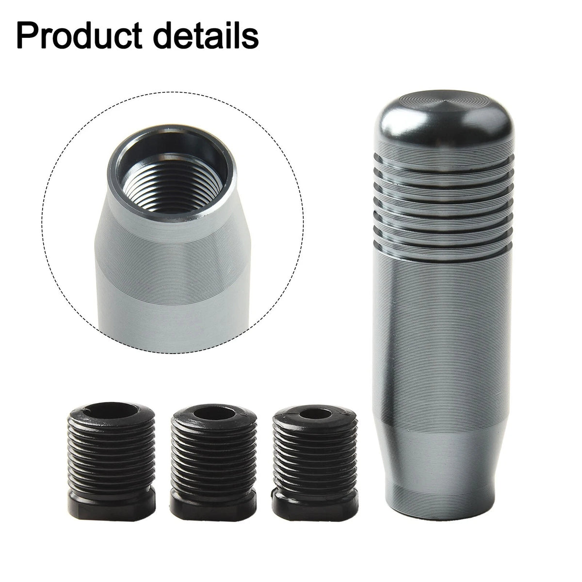 4 Pcs/set 8.5cm Car Aluminum Alloy Racing Manual Gear Shift Knob