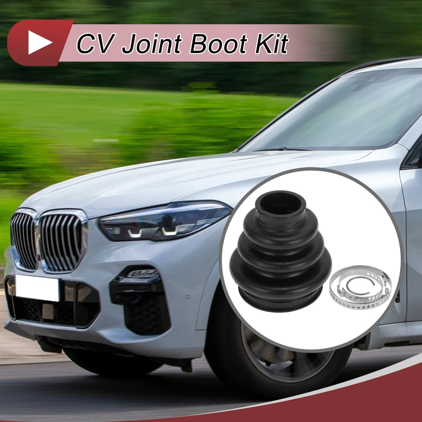 Outer CV Joint Boot Kit for BMW 535i (2008-2010) - Includes Clamps