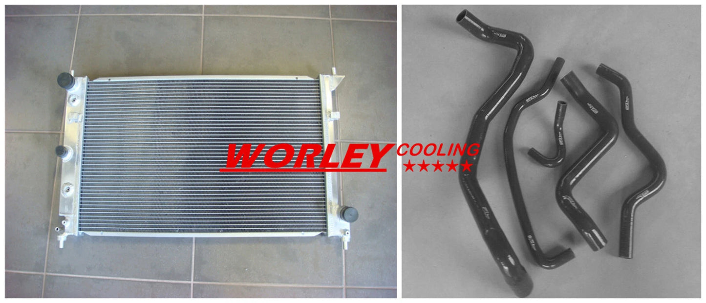 50MM Radiator & Black Hoses for Ford BA BF Falcon XR8 5.4L (2002-2008)