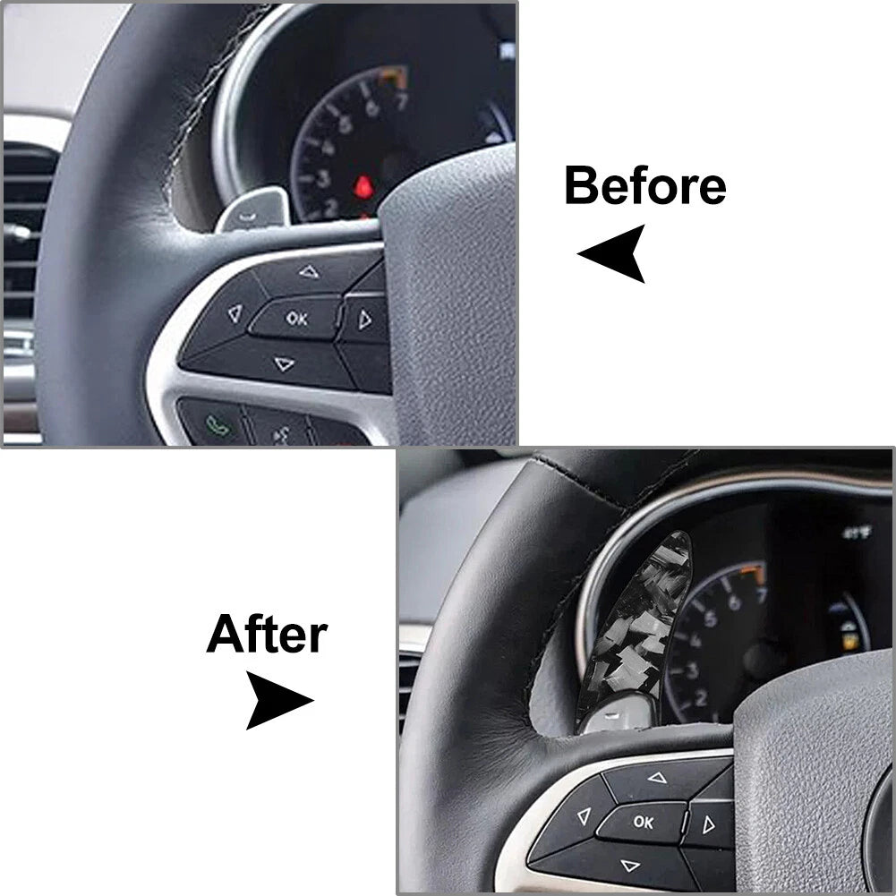 Steering Wheel Shift Paddle Extensions for Jeep, Dodge, Chrysler