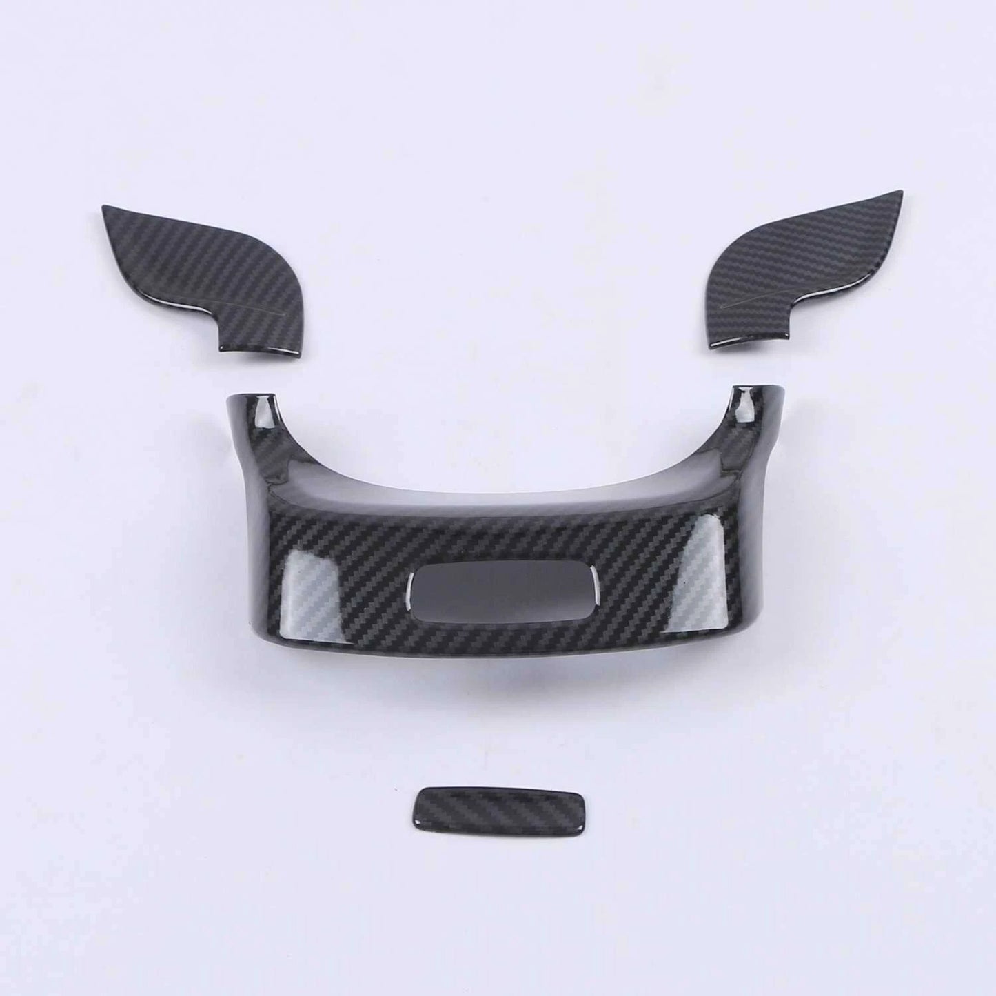 Front Armrest Switch Box Carbon Fiber Cover Trim for Mercedes-Benz GLB (2020-2023)