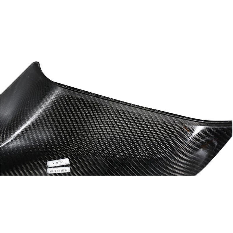 Carbon Fiber Add-on Side Mirror Cover Caps Trim For Tesla Model S 2023-2024