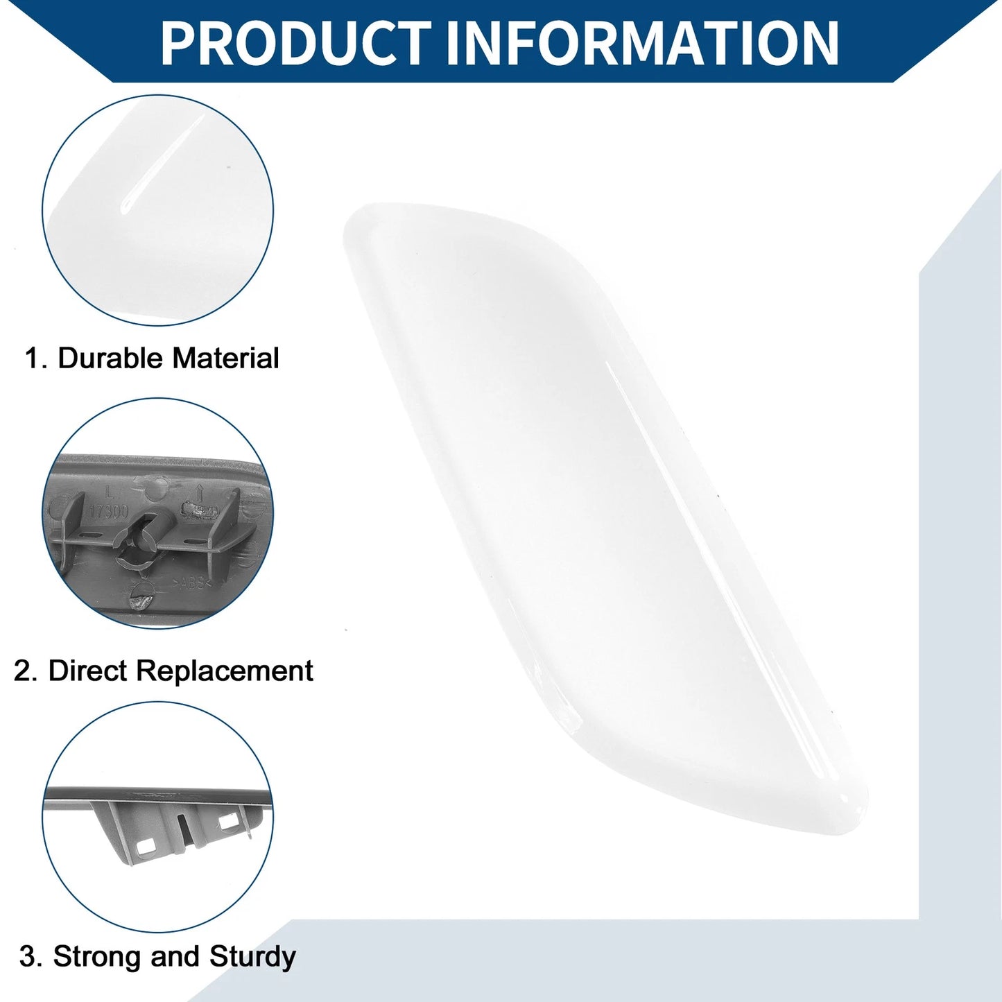 Front Left Washer Nozzle Cover for Honda Civic FB2 FB3 (2012-2013)