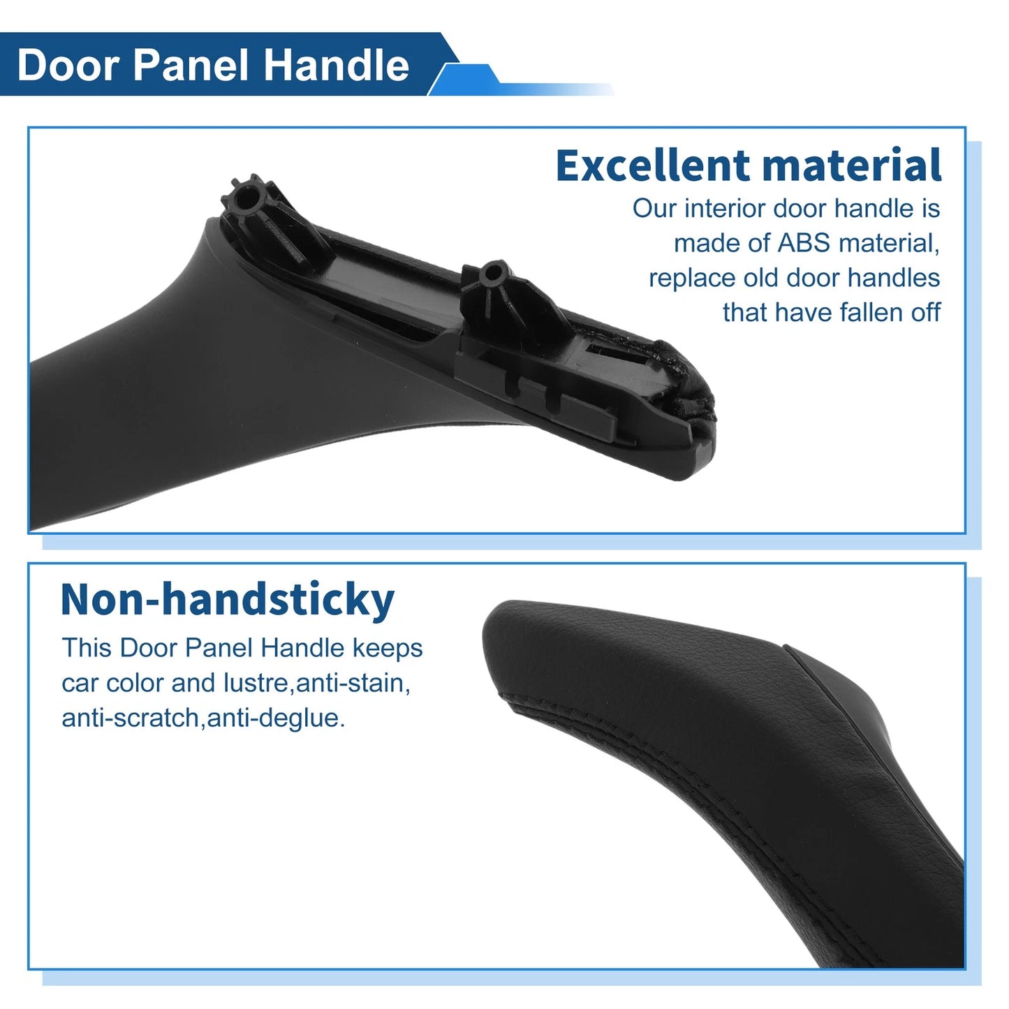 Inner Door Panel Handle for BMW F10 F11 F18 (2010-2017) Black