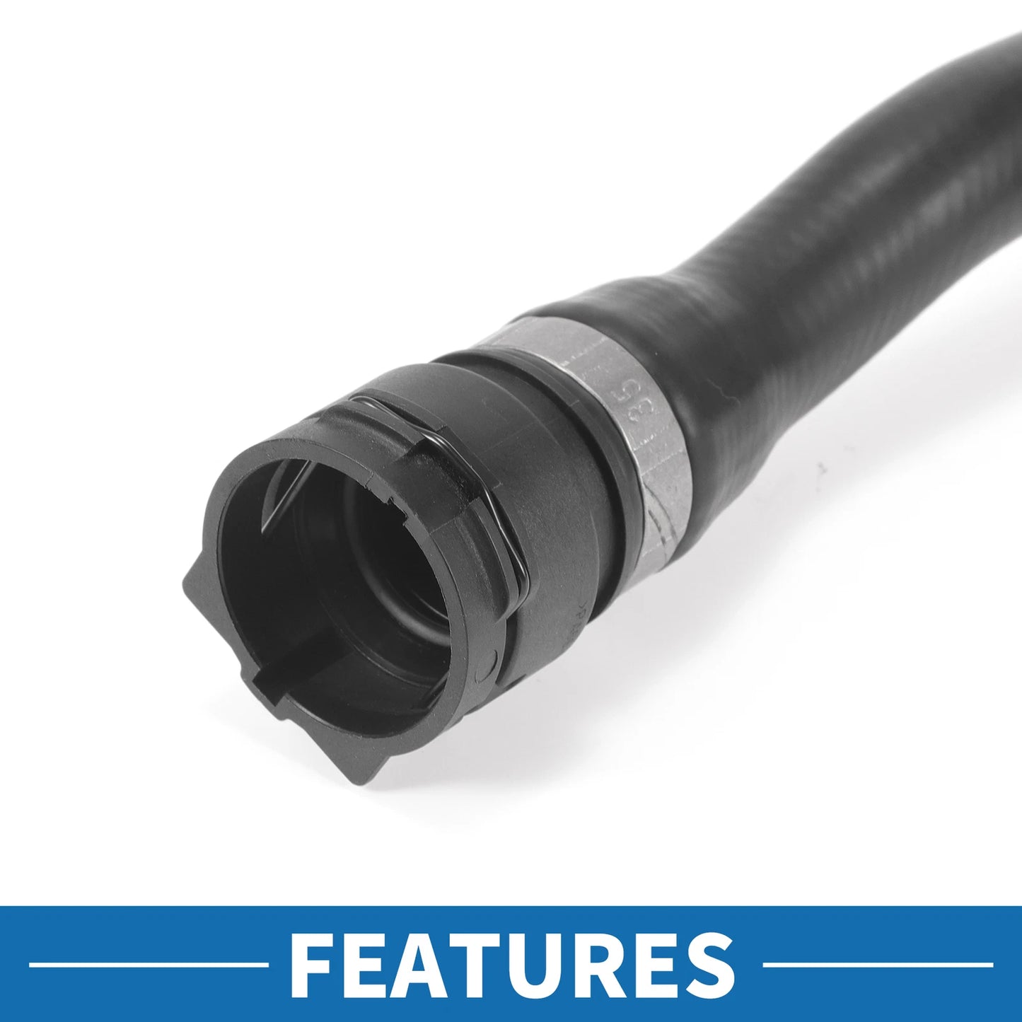 Heater Hose for BMW 3er Touring 1999-2001 Rubber Black 1 x Piece
