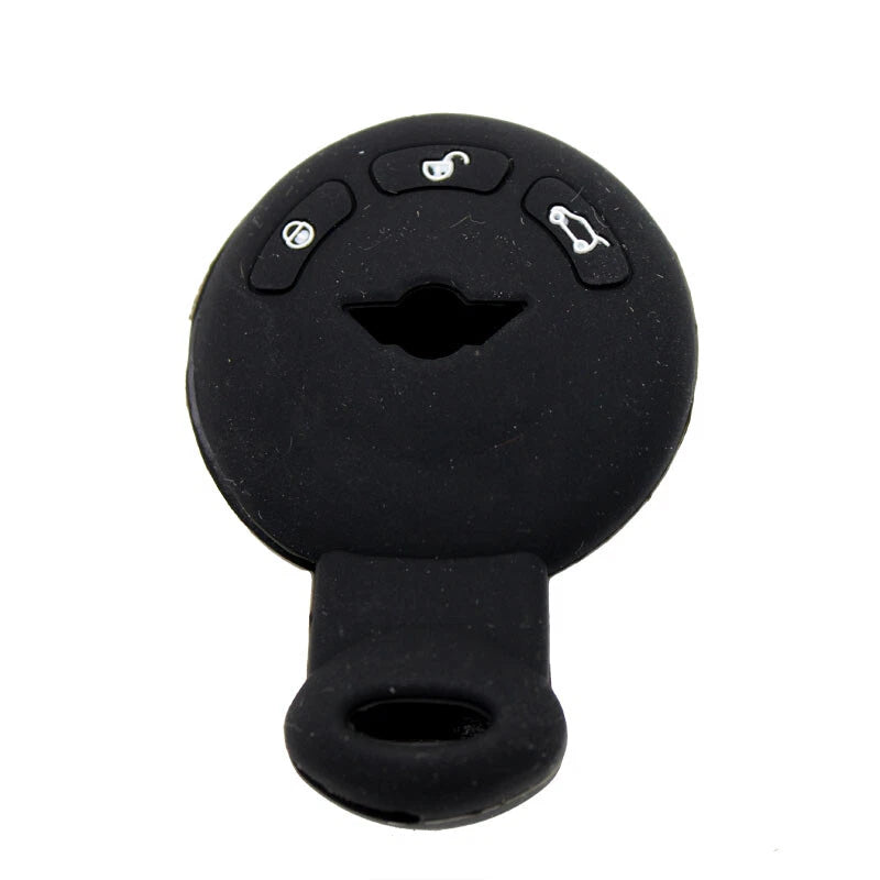 Black Silicone Fob Key Cover Case fit For 2007-2015 MINI Cooper R55 R56 R60
