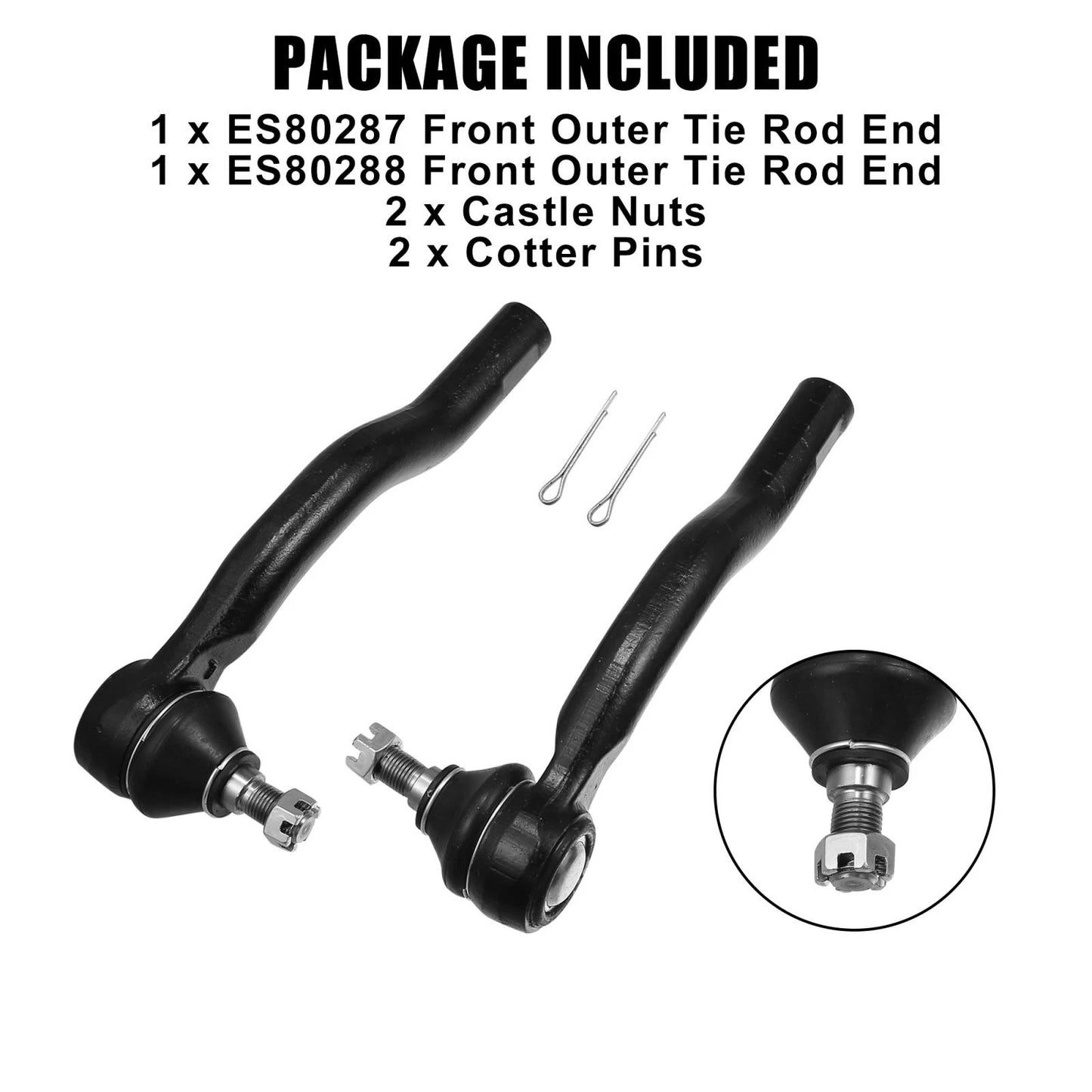 Front Outer Tie Rod End Links for Lincoln Ford (2003-2011)