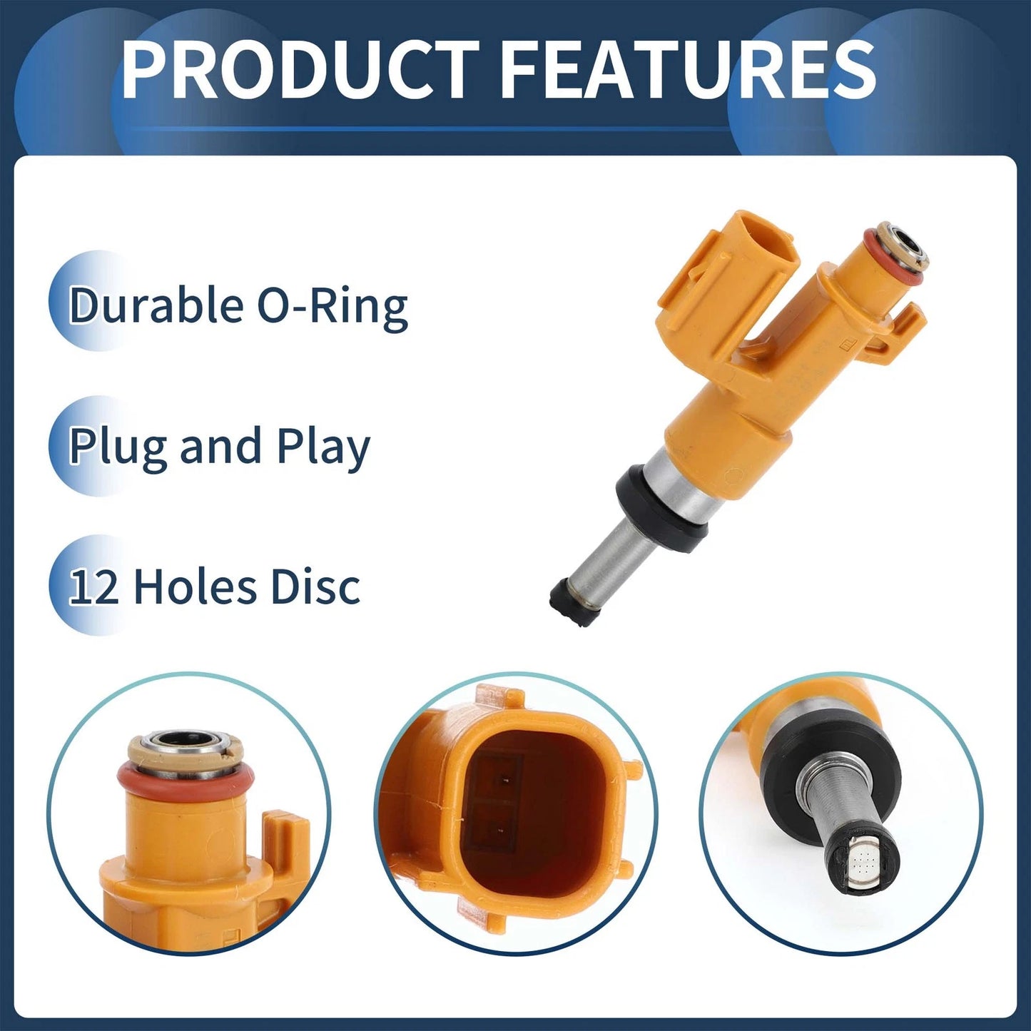 Fuel Injector Yellow for Lexus ES350 (2019-2023) 1 Pc