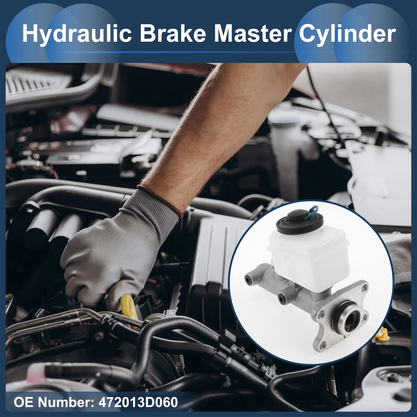 Brake Master Cylinder with Reservoir for Toyota Hilux (1988–1998)