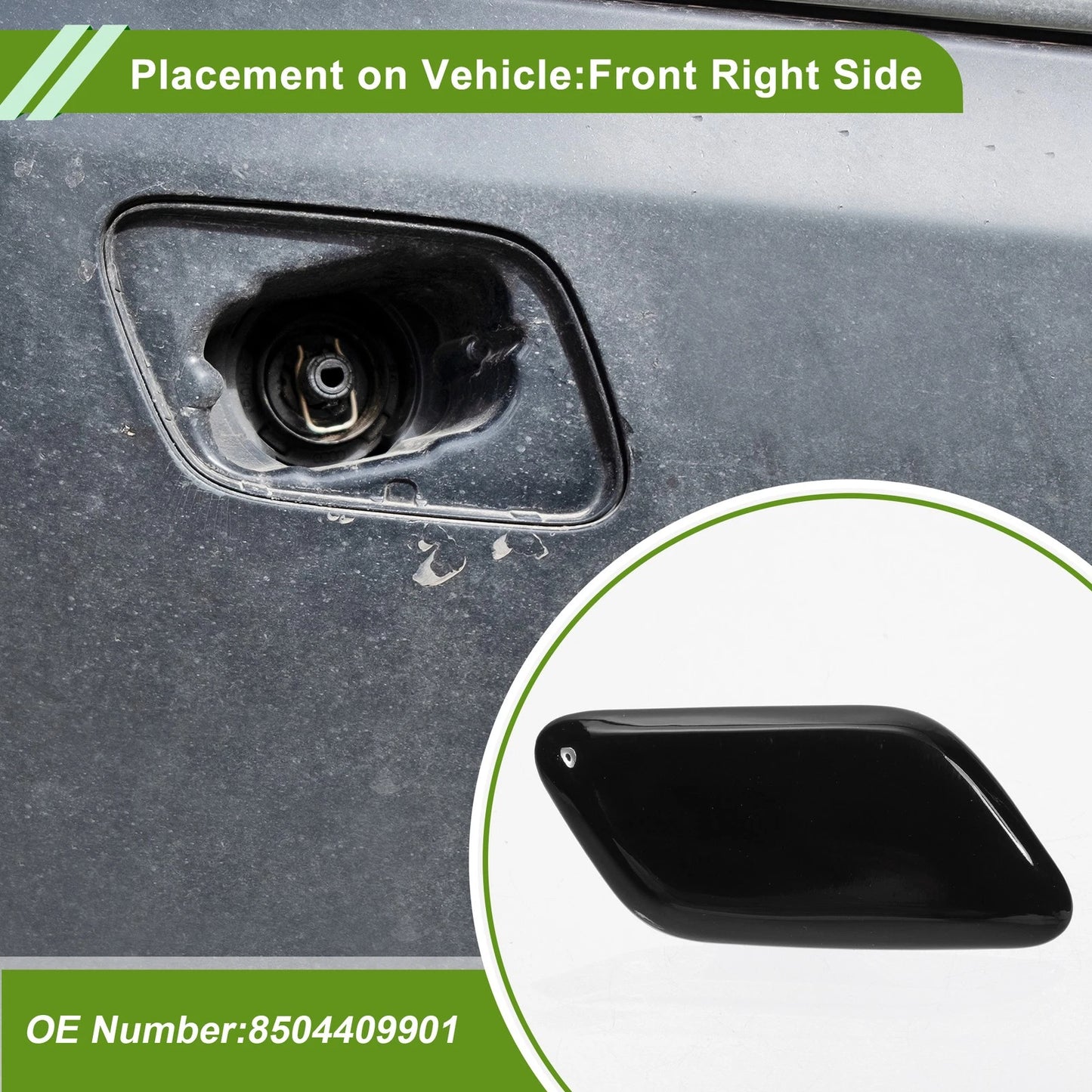 Front Right Washer Nozzle Cover Cap for TOYOTA AVENSIS (2003–2008)