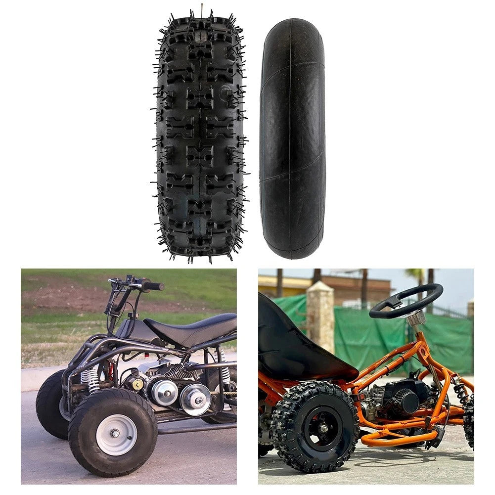 4x 10x6 Tire and Tube Set for Lawn Mower Hand Truck Go Kart ATV