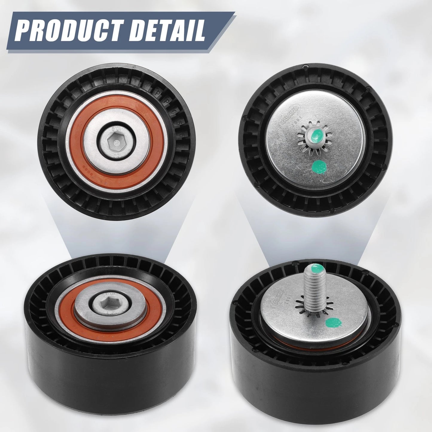 Drive Belt Idler Pulley for BMW 535i GT (2010-2017)