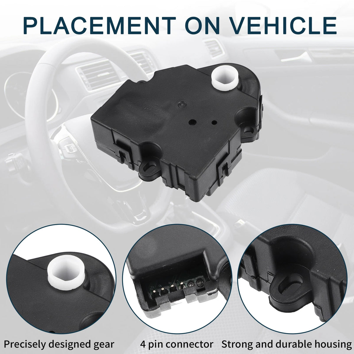 2 x HVAC Heater Blend Door Control Actuator for Jeep Grand Cherokee (2005-2010)