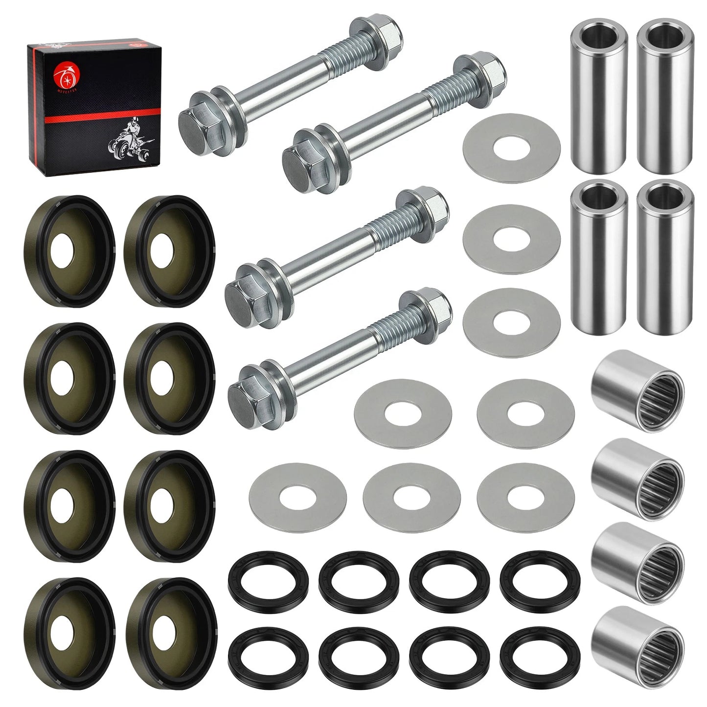 Front Lower A Arm Bushings Seals for Arctic Cat 400 DVX (2004–2008)