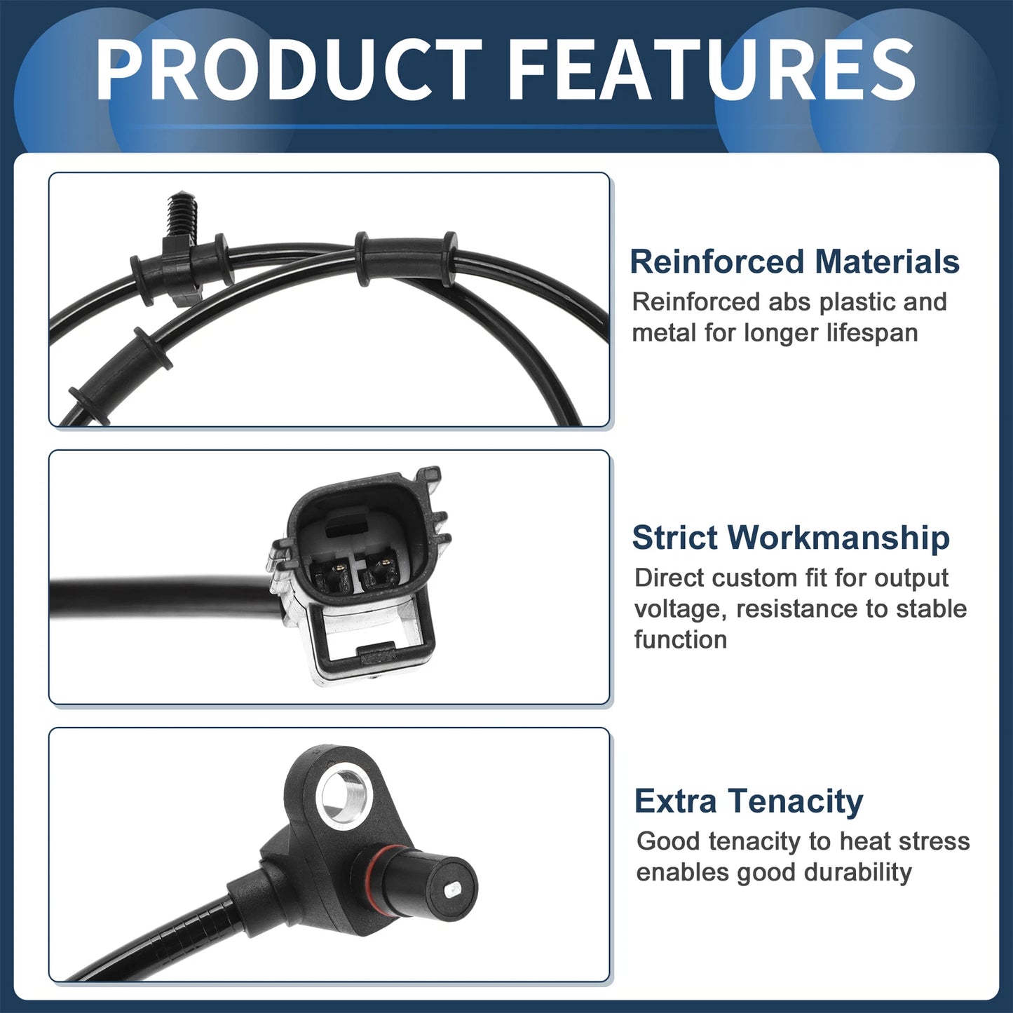Wheel Speed Sensor for Dodge Ram 3500 Front
