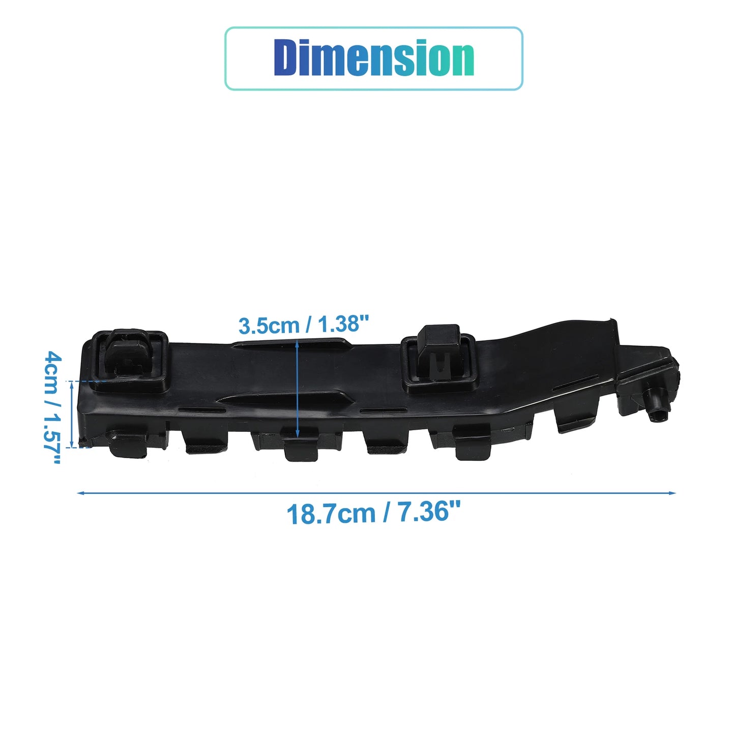Left Side Front Bumper Bracket for Honda Accord (2008-2012)
