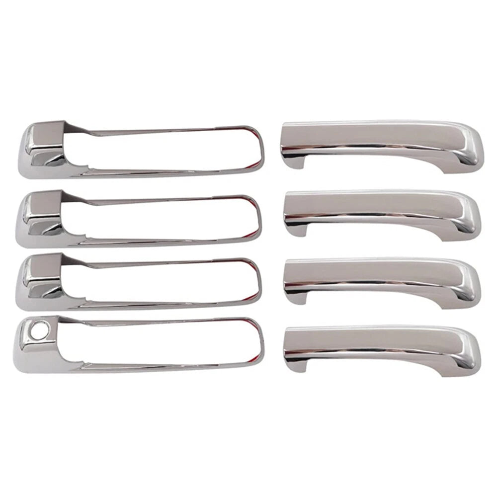 4 x Chrome Door Handle Cover Caps for Dodge Ram 1500 2500 3500 4500 (2009-18)