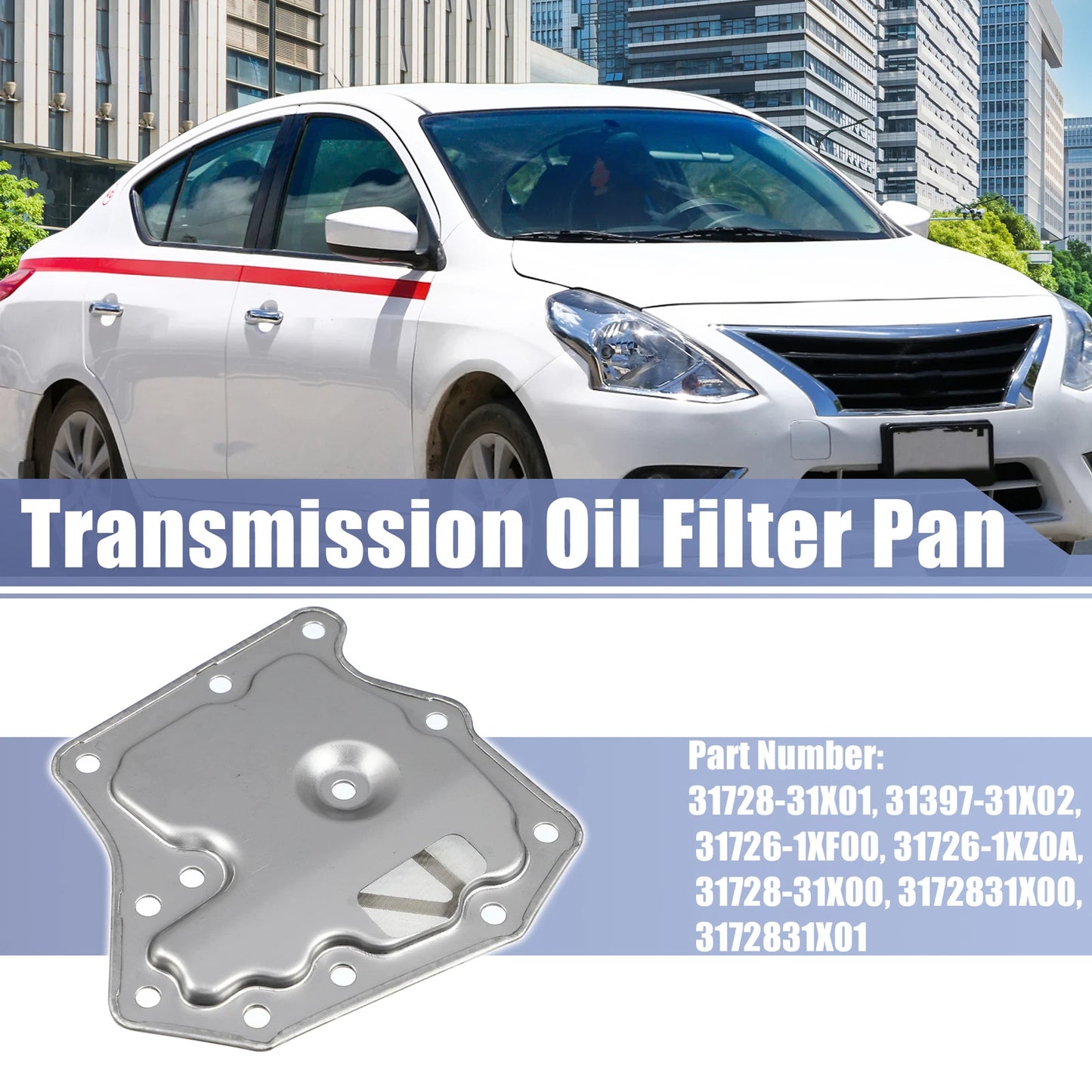 Transmission Filter Oil Pan Assembly for Nissan (2000-2006)