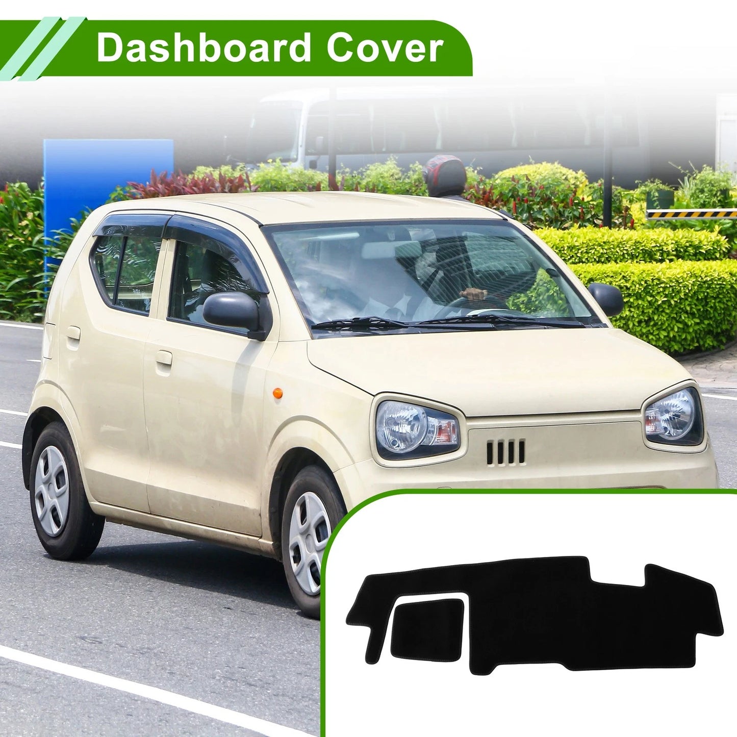 Dashboard Cover for Suzuki Spacia MK53S (2017-Current) Black Polyester 1 Pc