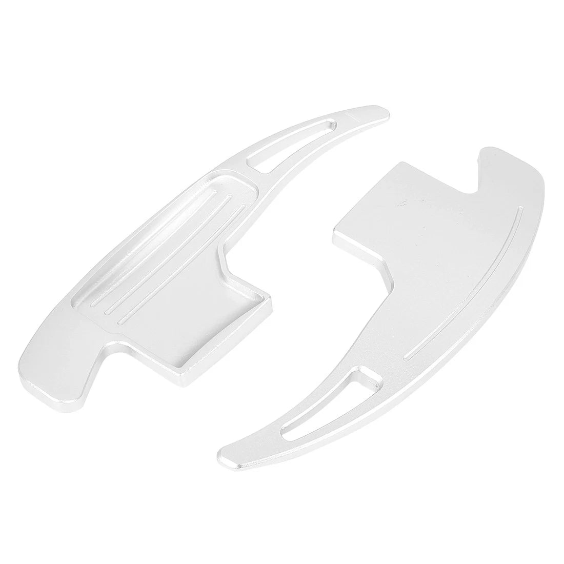 Aluminum Alloy Silver Tone Steering Wheel Shift Paddle for Ford Mustang