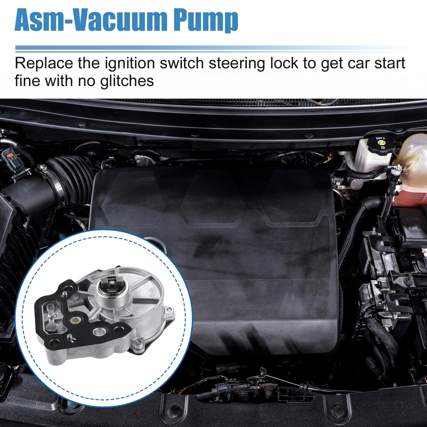 Brake Vacuum Pump for Chevy Cruze Malibu Equinox 1.5L (2015-2018)