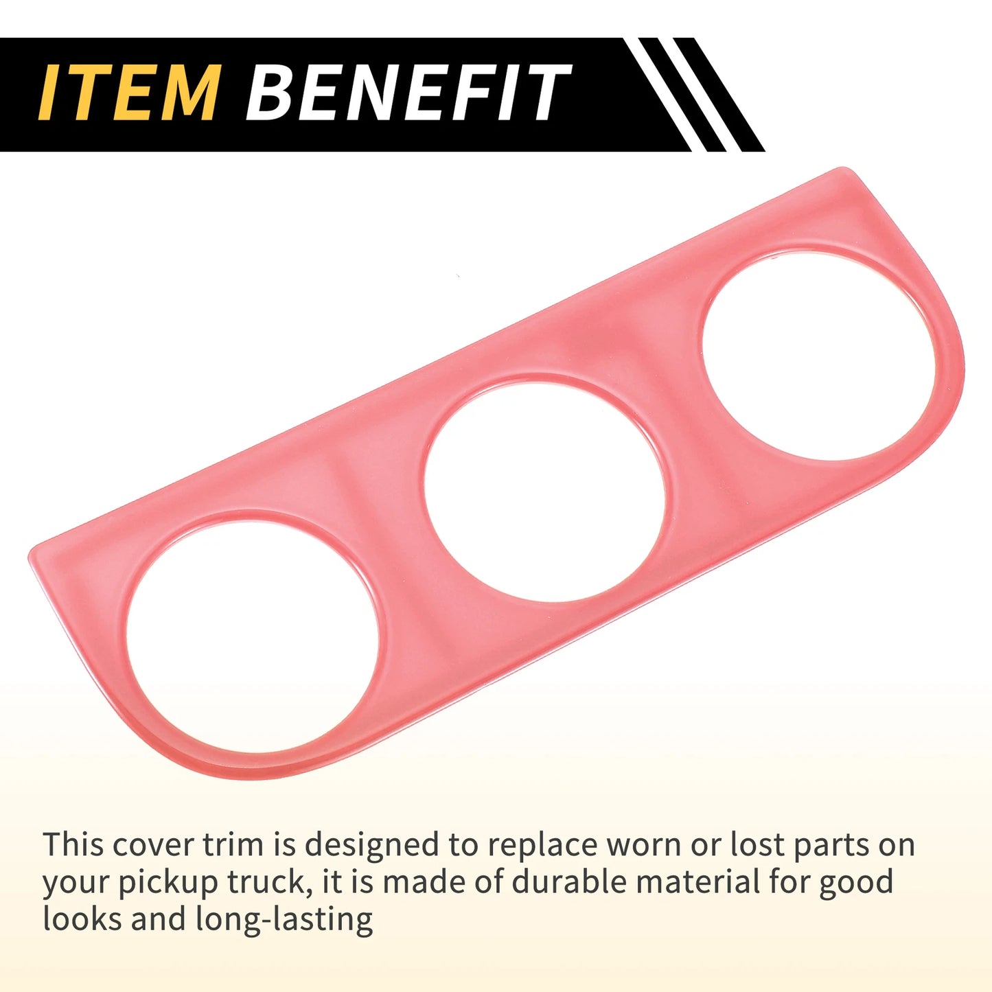AC Switch Button Control Cover Trim for Jeep Wrangler JK (2011-2017) Pink