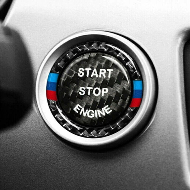 Ignition Start Stop Button Trim Cover for BMW Car Vehicle