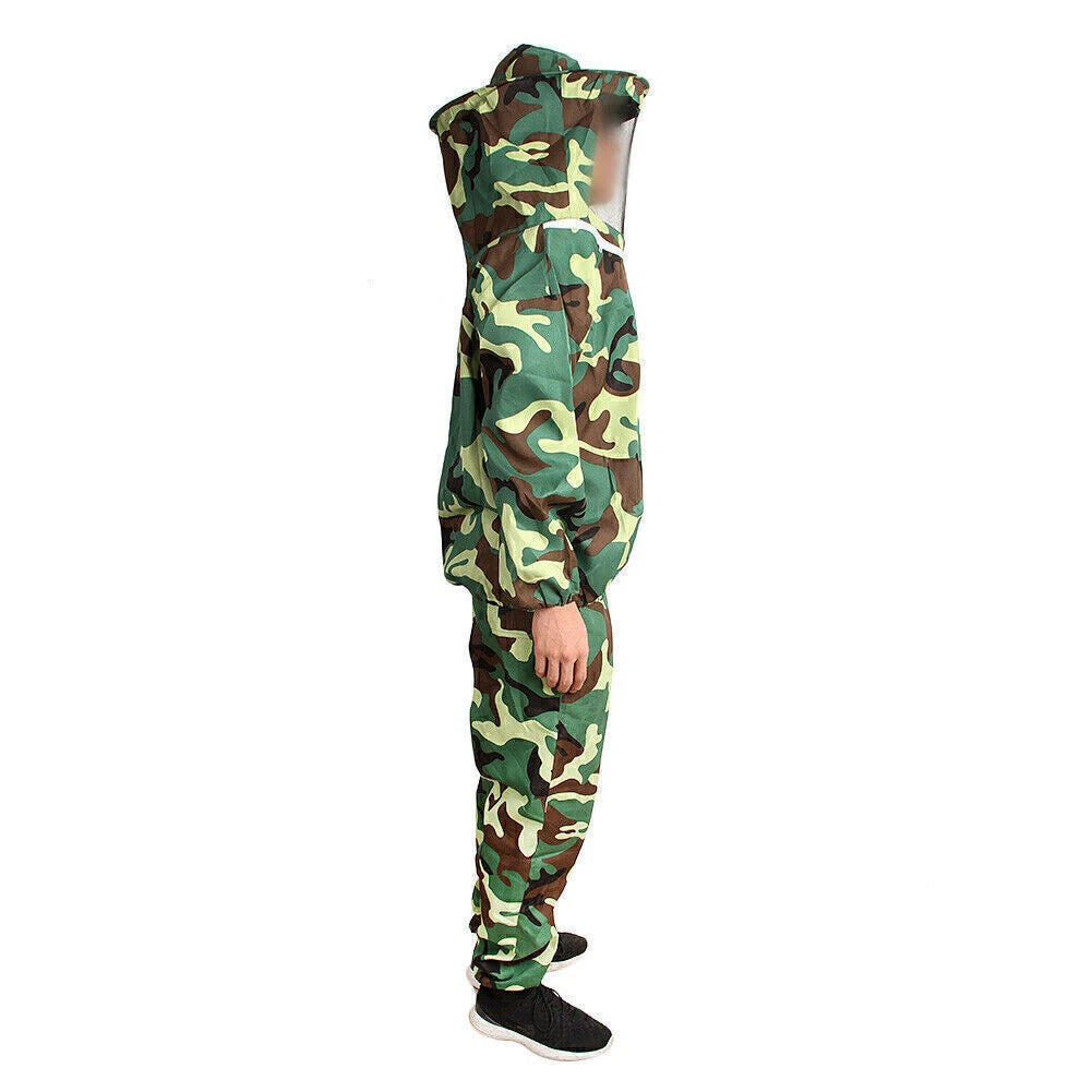 Camouflage Beekeeping Jacket & Pants Suit for Adults (2023)