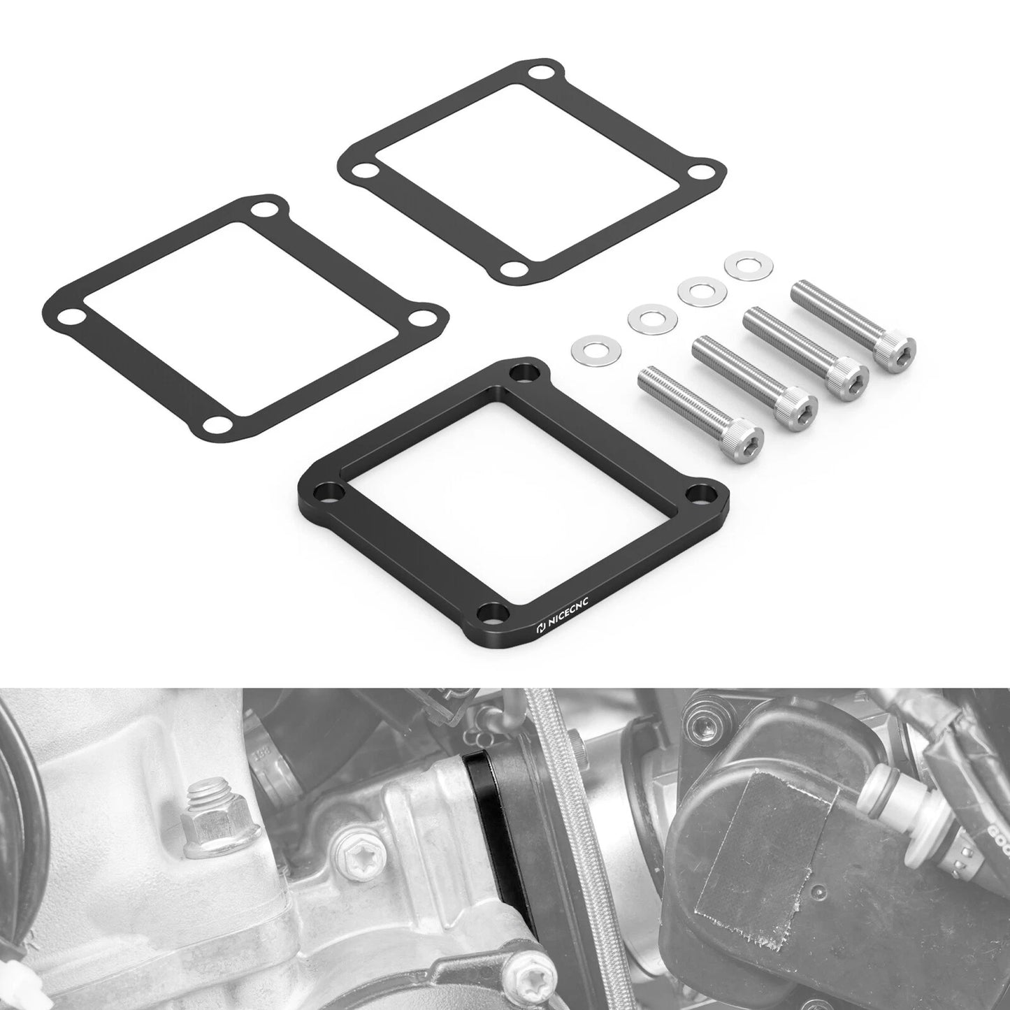 Reed Valve Spacer Kit for KTM 125/150/250/300 EXC XC-W SX/XC (2024-2025)