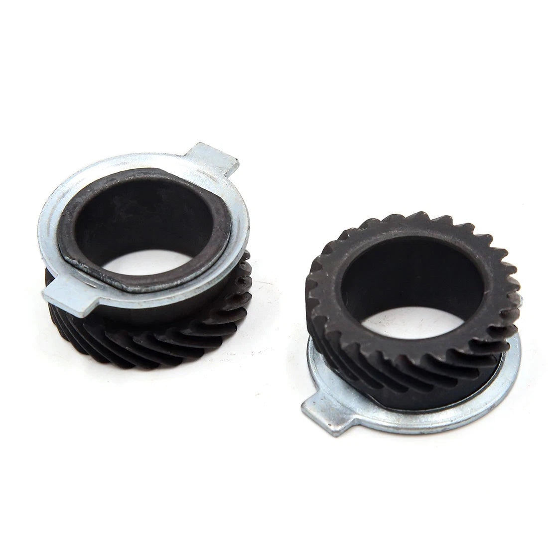 2 x Motorcycle Front Wheel Axles Drum Brake Speedometer Drive Gear for GY6