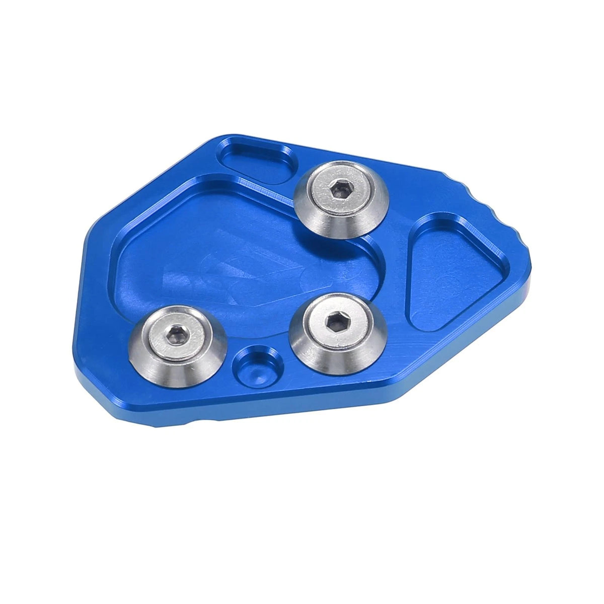 Motorcycle Kickstand Plate Pad Blue for BMW K1200S K1200R K1300S