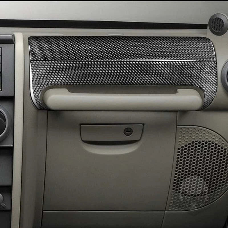 Carbon Fiber Passenger Side Front Handle Cover Trim fit for Wrangler 2007-2010