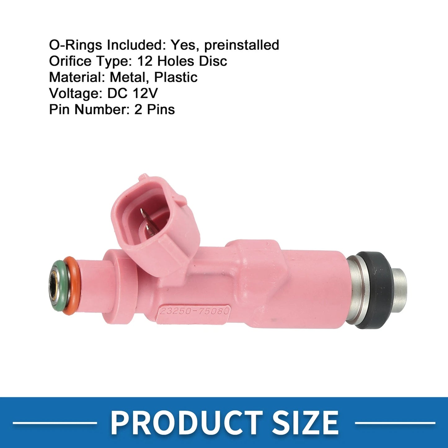 Fuel Injector 2.4L 2.7L for Toyota Tacoma (1999-2004) - 4 Pcs Pink