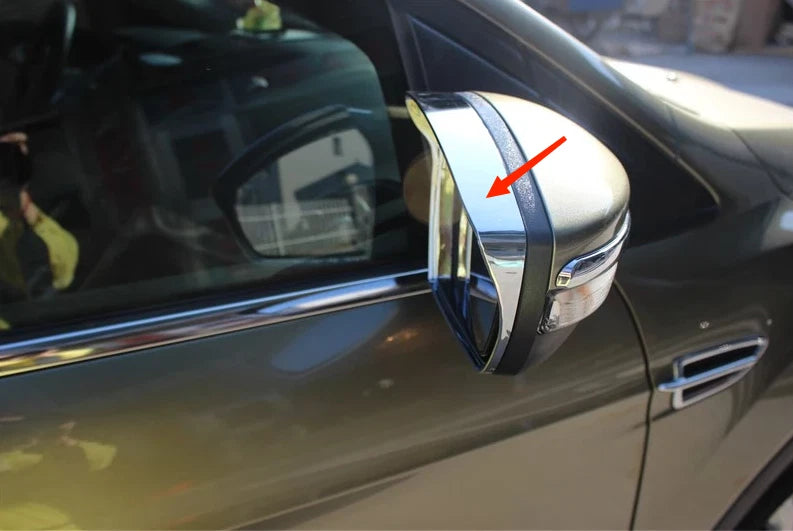 Rearview Mirror Brow Rain Shade Cover Trim for Ford Escape Kuga (2013-2019)
