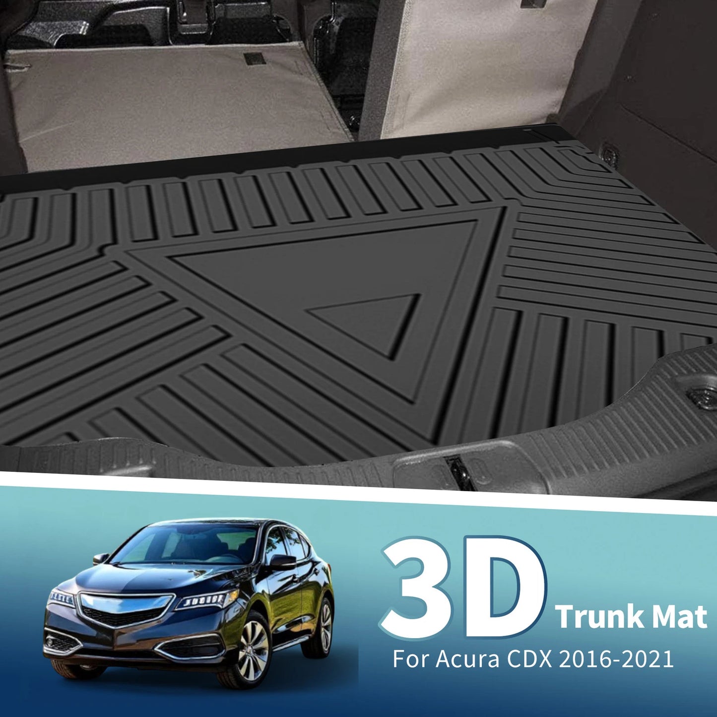 Rear Trunk Mat for Acura CDX (2016 - 2021)